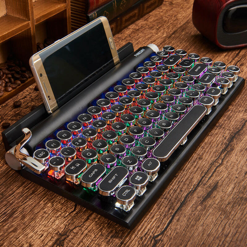 Dot retro typewriter mechanical keyboard - Mac Mania