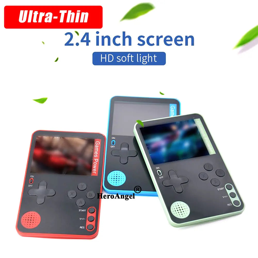 New Ultra Thin Handheld Video Game Console Portable Game Player Built-in 500 Classic Games For Kids Adults Retro Gaming Console - Mac Mania