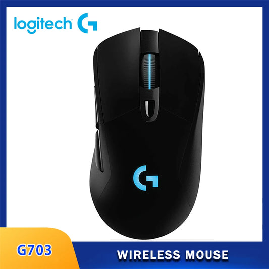 Logitech G703 Lightspeed Wireless Gaming Mouse Hero 25K Sensor Lightsync RGB Lightweight 95G+10G Optional - Mac Mania