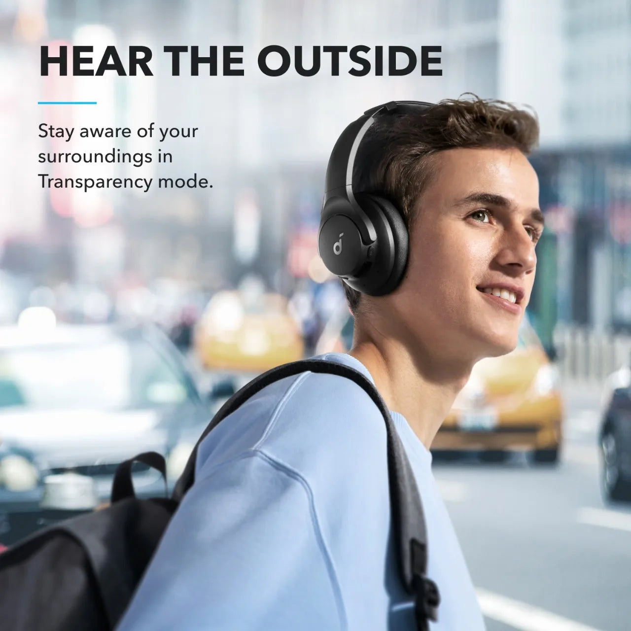 soundcore by Anker Q20i Hybrid Active Noise Cancelling Headphones Wireless Over-Ear Bluetooth 40H Long ANC Playtime - Mac Mania