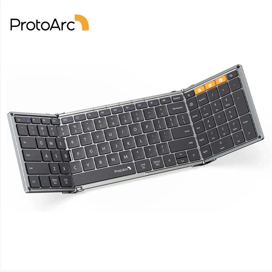 ProtoArc XK01 Bluetooth Wireless Keyboard with Numeric Keypad - Mac Mania