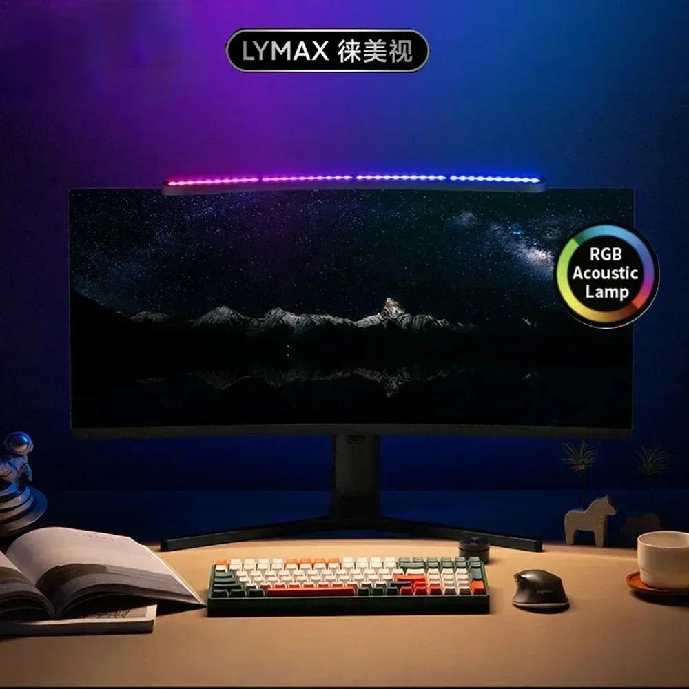 LYMAX Curved Screen Desk Lamp Eye-Care Gaming Light Pro - Mac Mania