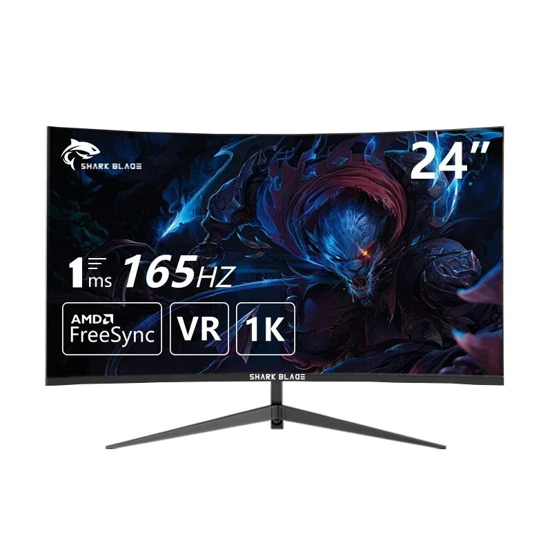 165Hz 24 Inch Curved Gaming Monitor - HDMI Compatible - Mac Mania