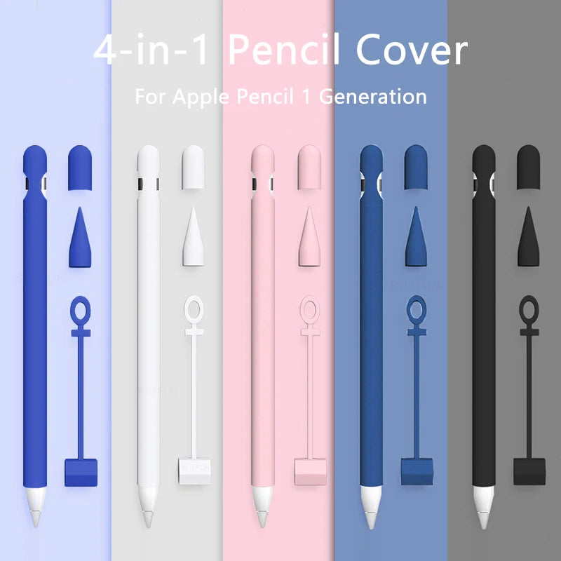 Colorful Silicone Cover for Apple Pencil 1st Gen - Mac Mania