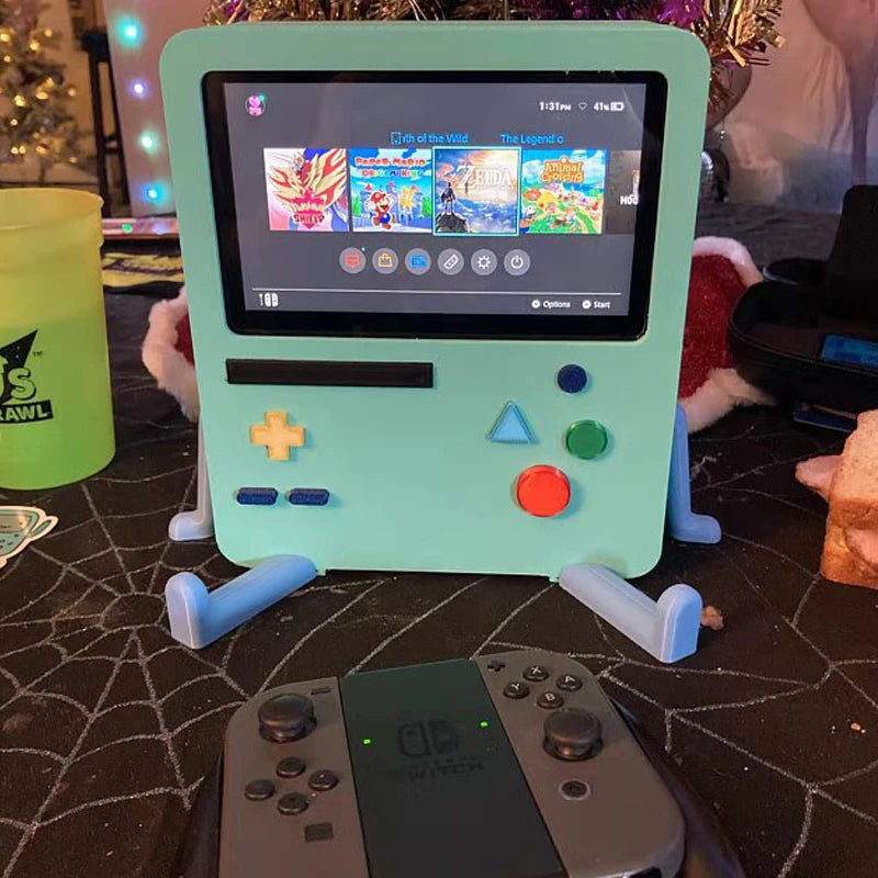 Cute Cartoon BMO Stand for Switch - 2pcs Set - Mac Mania