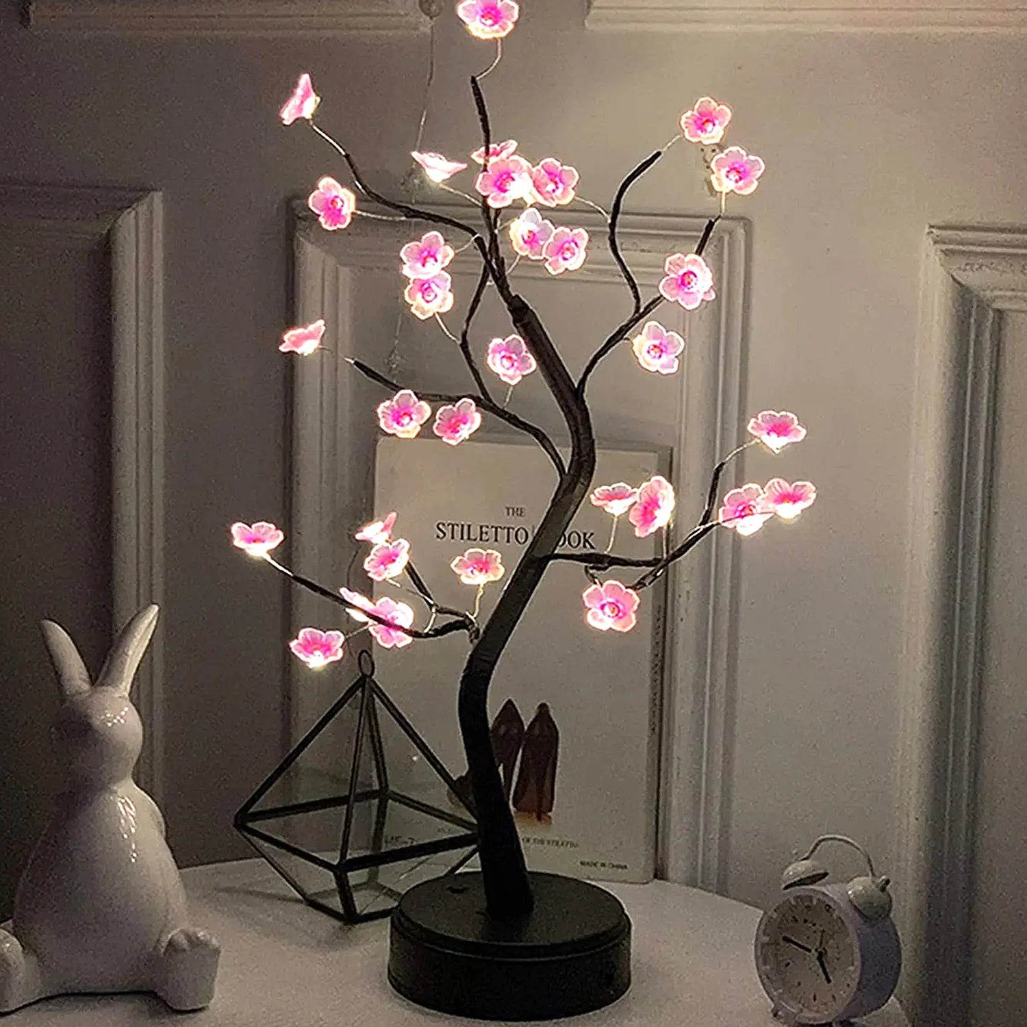 Cherry Blossom Tree Night Light LED Lamp Decoration - Mac Mania