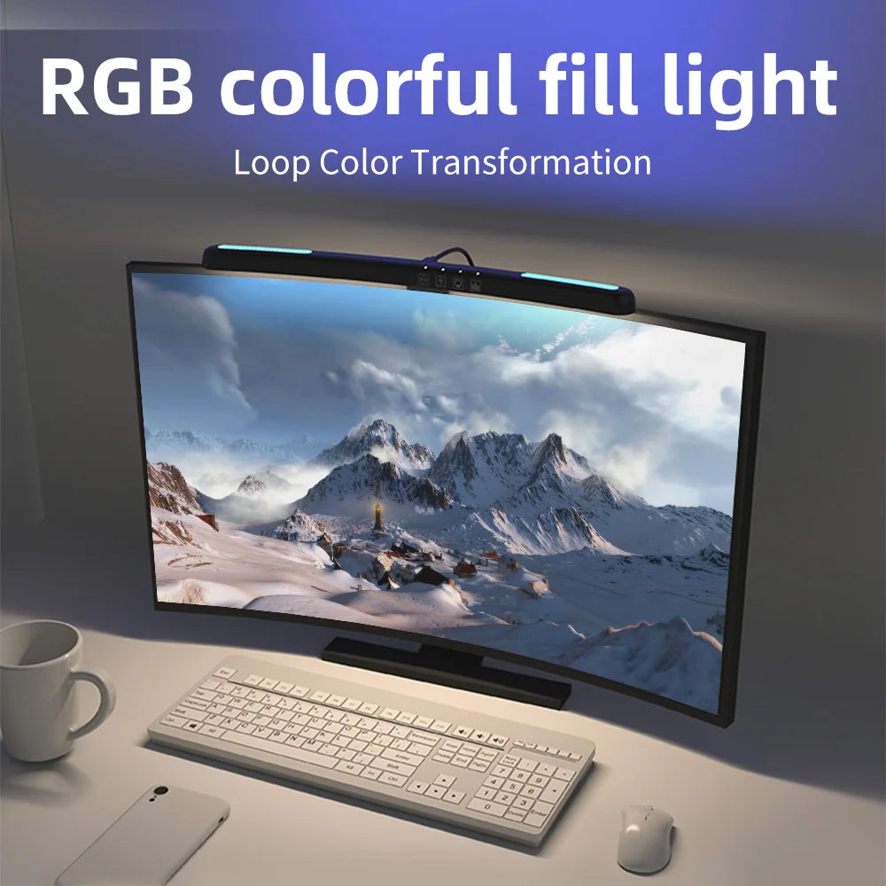 RGB Curved Screen Monitor Light Bar USB - Mac Mania