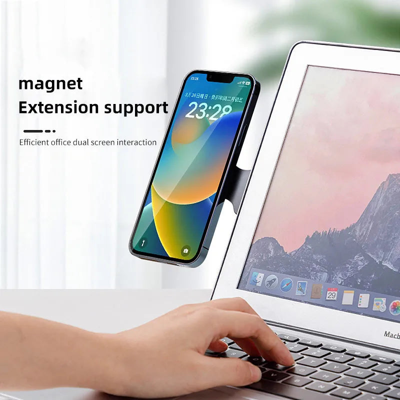 UKGO Magnetic Laptop Screen Phone Holder - Magsafe for iPhone15/14 - Mac Mania