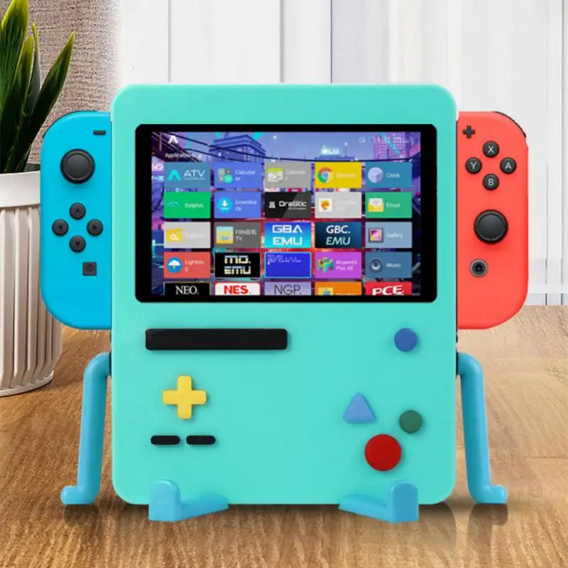 Cute Cartoon Silicone BMO Stand for Switch | Handheld Game Screen Support + Fan + Phone Stand - Mac Mania