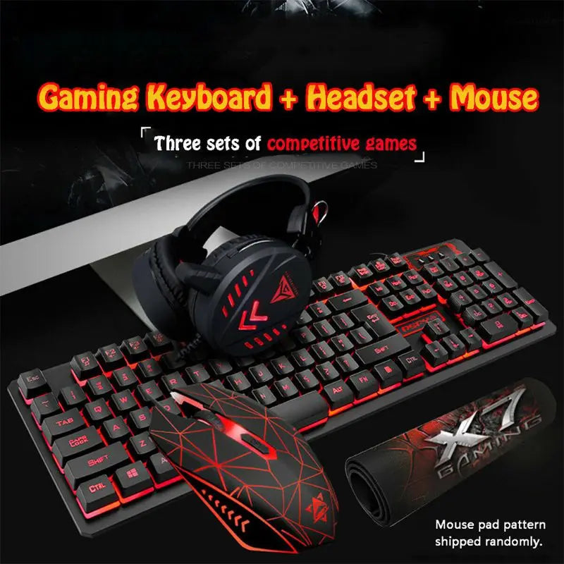 4Pcs Set K59 Mechanical Gaming Kit - Mac Mania