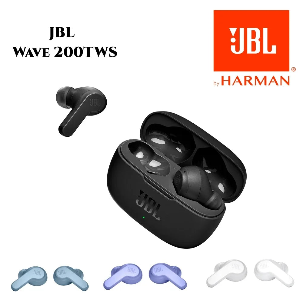 JBL WAVE 200TWS Features True Wireless Earbuds JBL W200 tws Bluetooth 5.0 Earphones  Sports Headphones With Mic HK version - Mac Mania