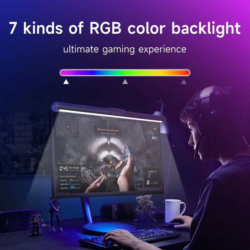 RGB Curved PC Monitor Screen Hanging Light - Mac Mania