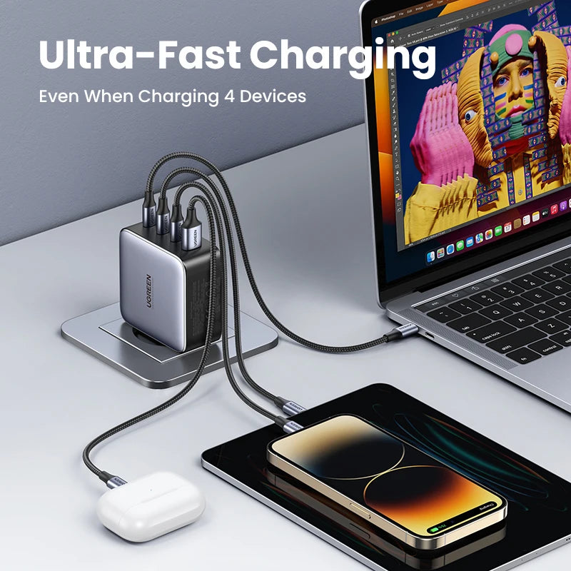 UGREEN 100W GaN Fast Charger USB C PD for iPhone Macbook - Mac Mania