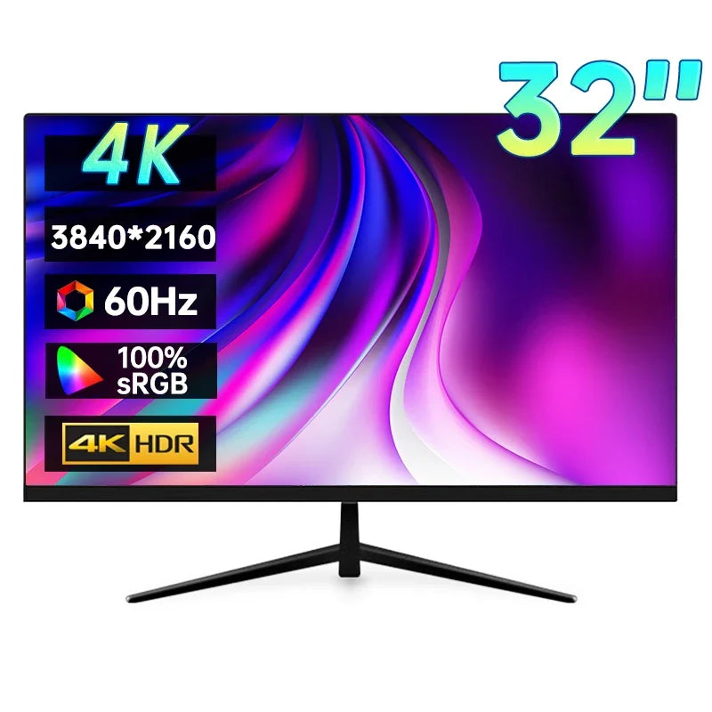 Premium 32 Inch 4K UHD Monitor - Ultra Narrow Bezel Screen - Mac Mania