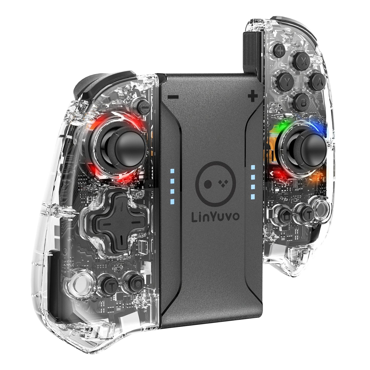 LinYuvo 8 LED Color Joypad Wireless Controller for Switch&OLED - Mac Mania