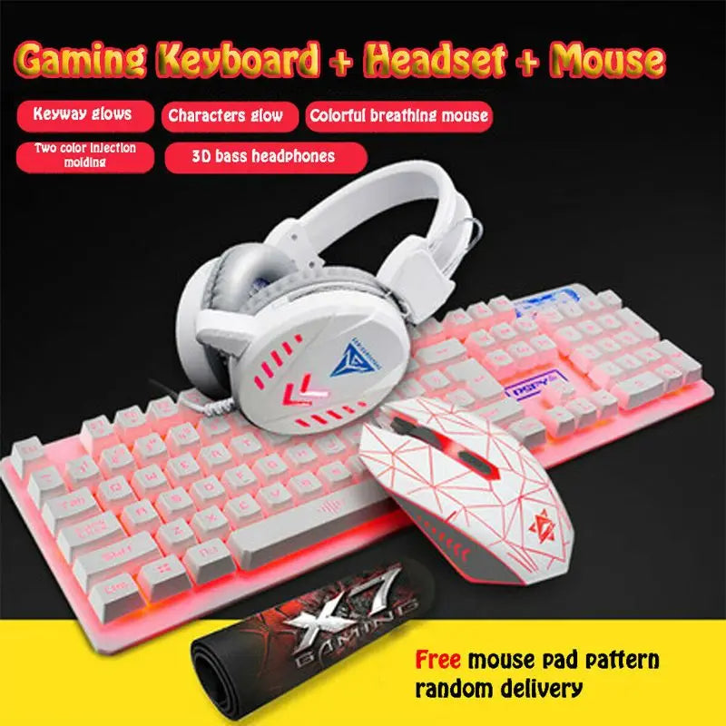 4Pcs Set K59 Mechanical Gaming Kit - Mac Mania