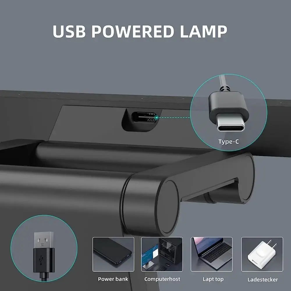 LED Eye-Care Desk Lamp - Study & Laptop Screen Light - Mac Mania