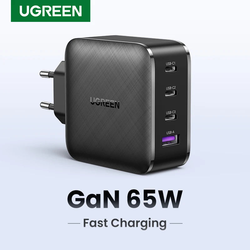 UGREEN 65W GaN Charger Quick Charge 4.0 PD USB - Mac Mania