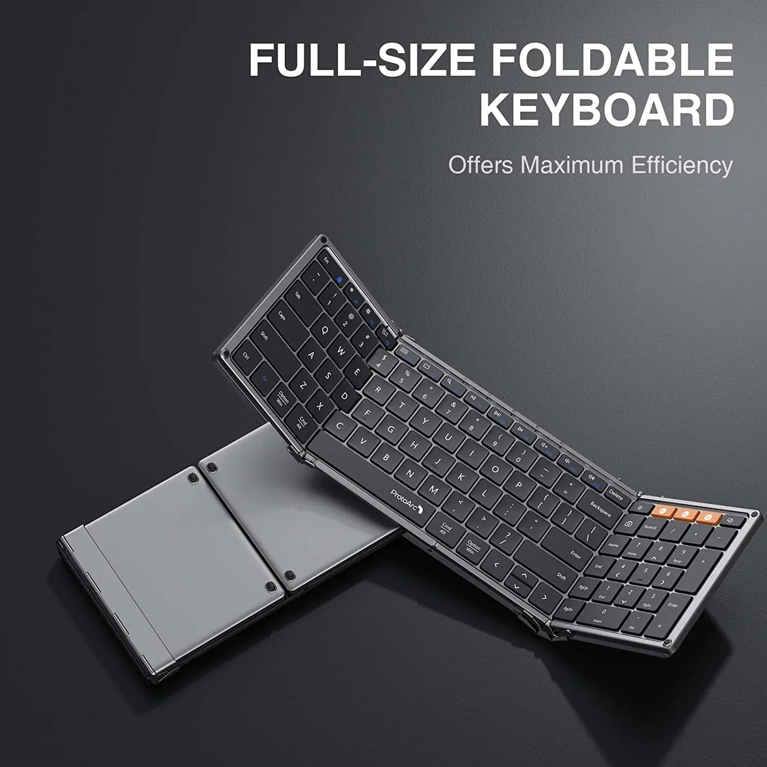 ProtoArc XK01 Bluetooth Wireless Keyboard with Numeric Keypad - Mac Mania