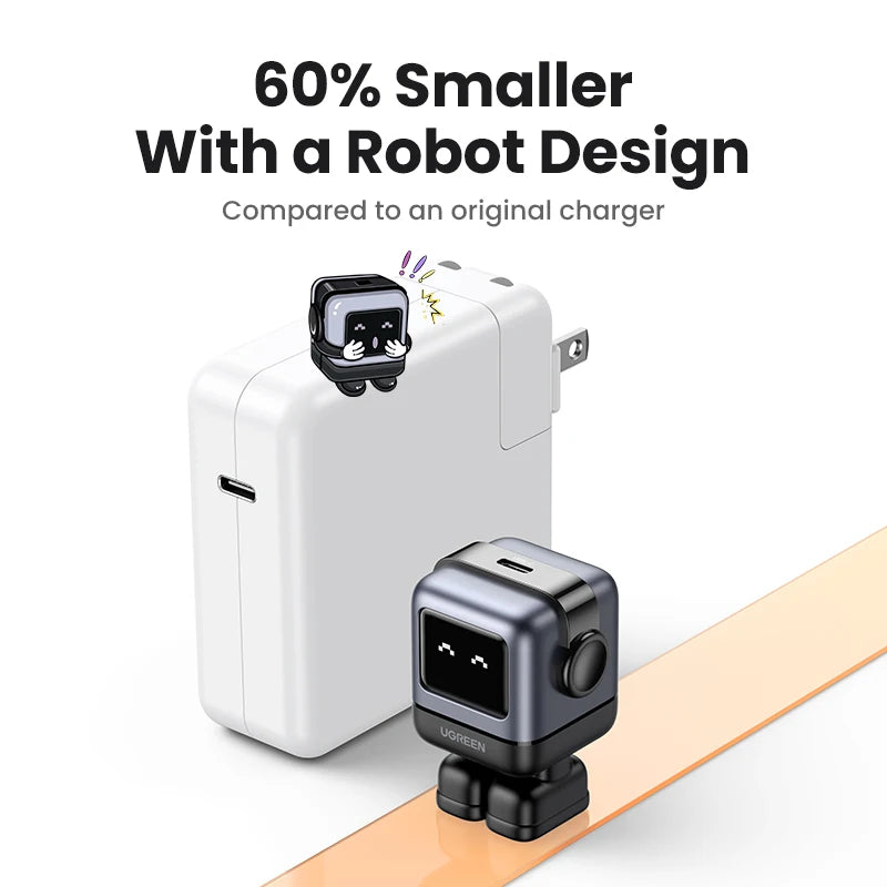 UGREEN 30W GaN PD Fast Charger Robot Design - Mac Mania