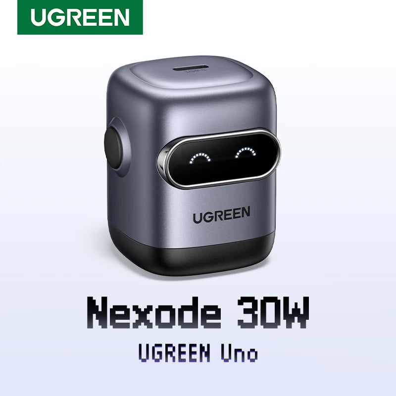 UGREEN 30W GaN Charger with Robot QC4.0 3.0 PPS PD3.0 - Mac Mania