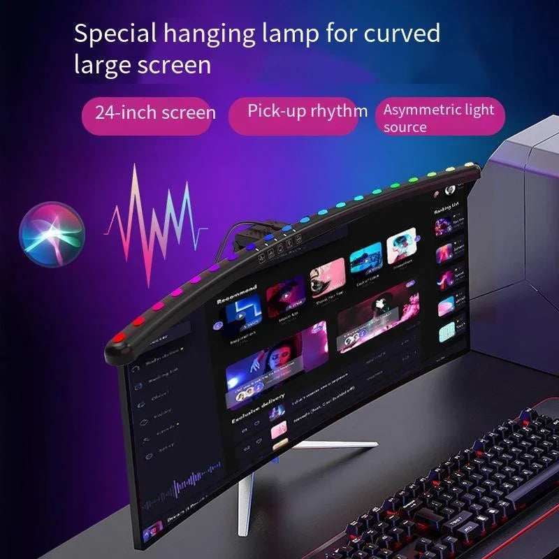 New Large Screen Curved LED Desk Lamp - Mac Mania